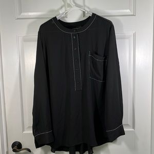 Like New Lane Bryant Plus Top Women’s 26 28 Embellished Stitching